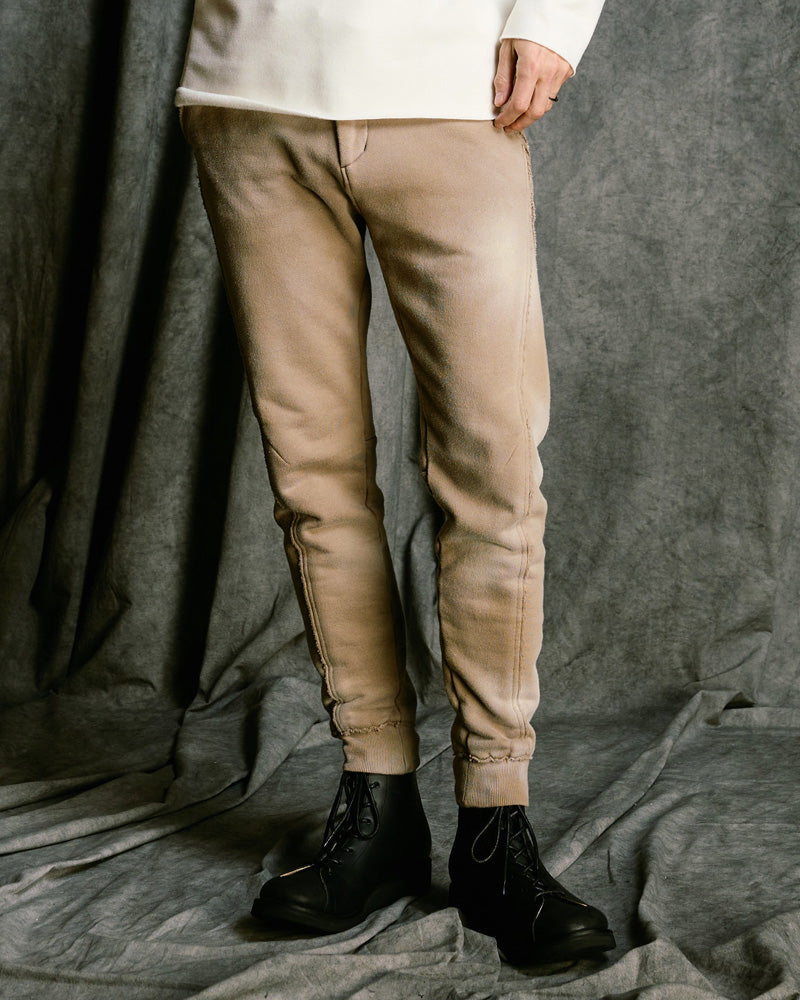 fade switching rib sweat pants