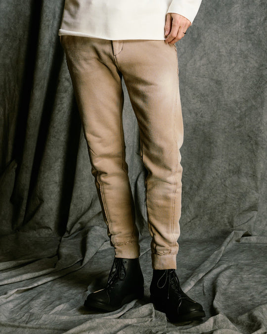 fade switching rib sweat pants