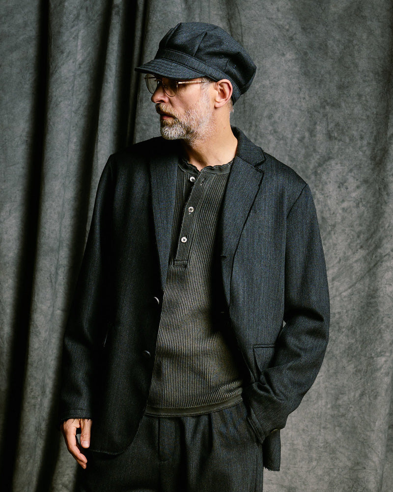 venetian stripe single jacket