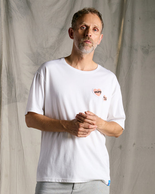 【Maison Honoré Paris × wjk】2-heart patch cool touch S/S