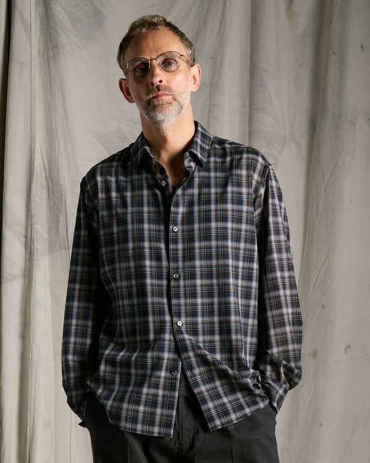 airy wool voile shirt