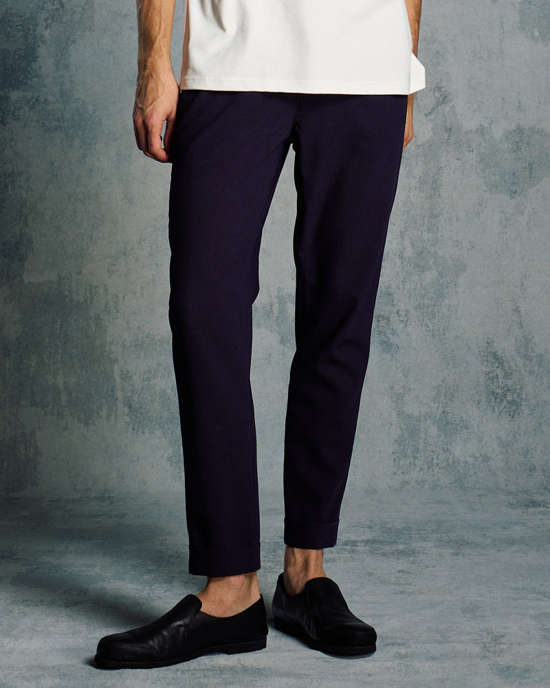tuck slim slacks