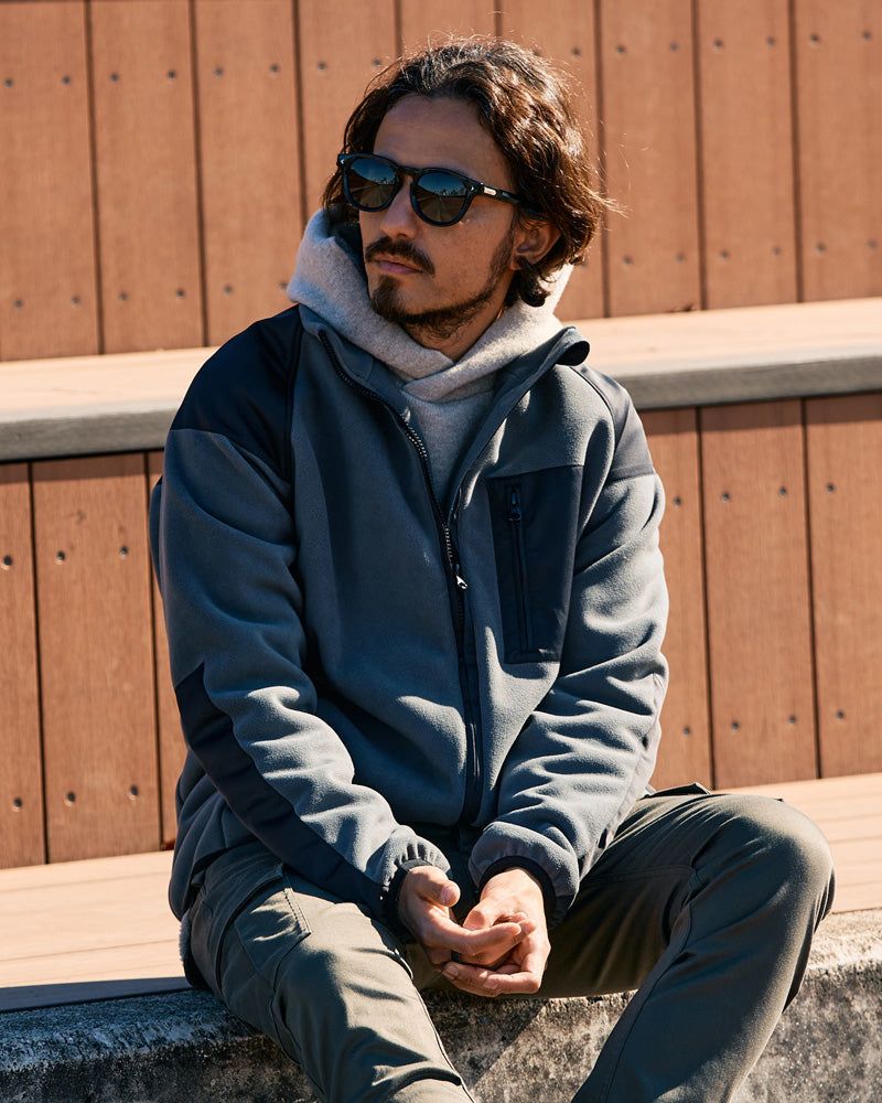 combination fleece jacket