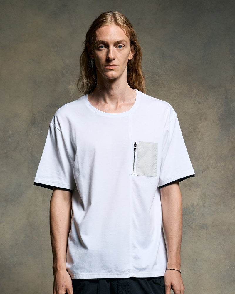 cool touch zip-pocket S/S