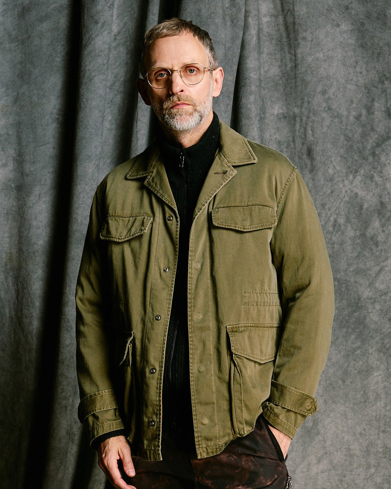 sulfur dyed M47 shirt jacket