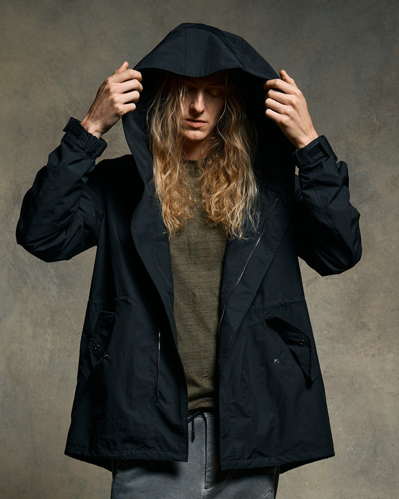 wrap field parka