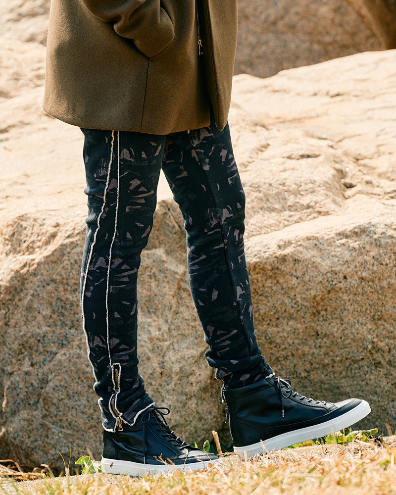 hem zip seam pants (original camo)