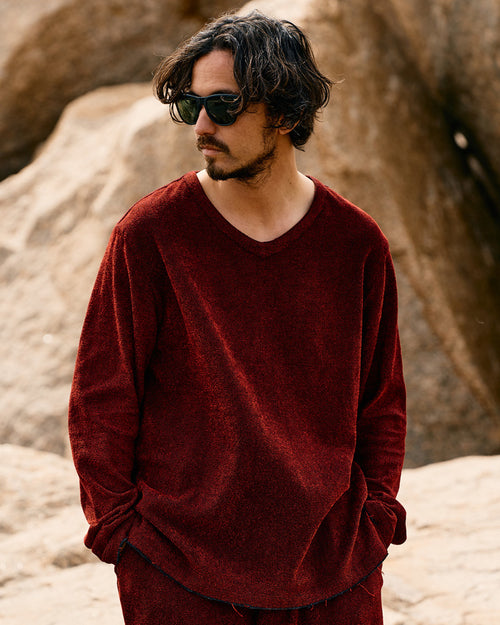 V-neck pullover shirt