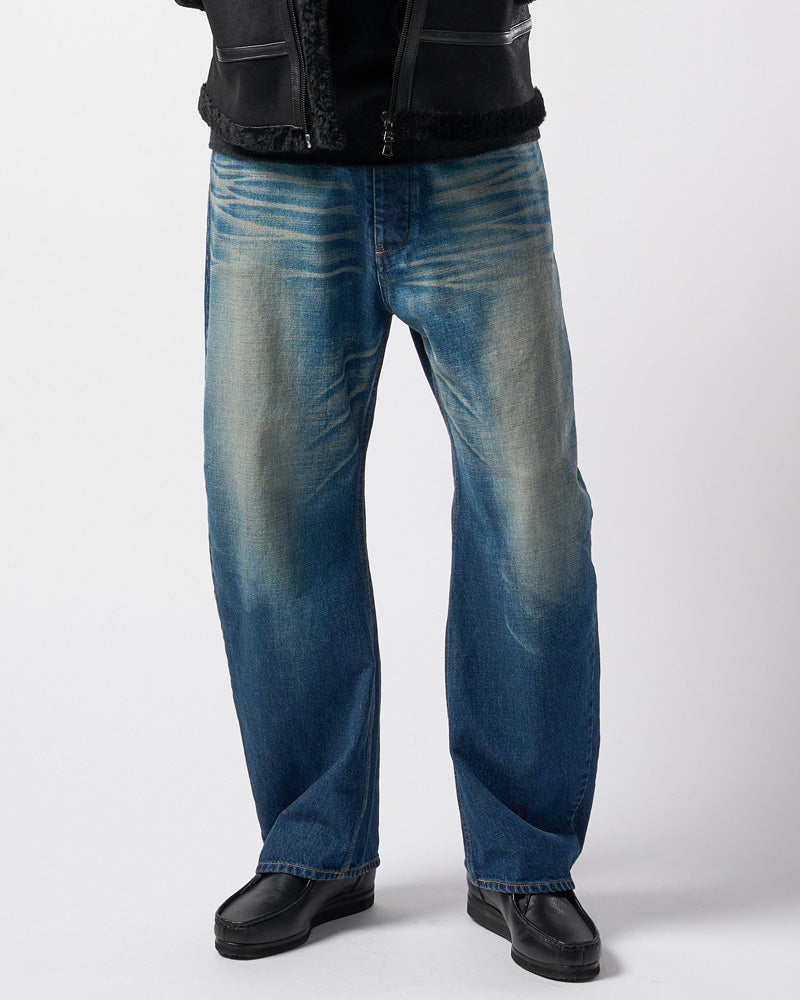 wide banana denim (USED)