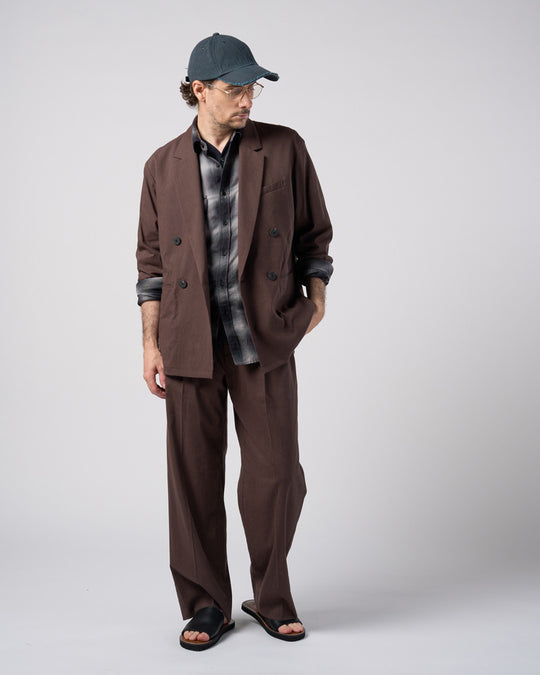 cotton linen herringbone aging B.B.cap