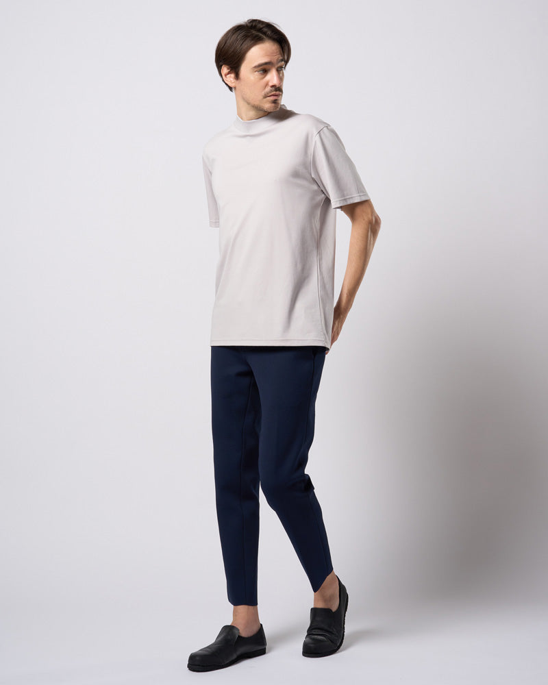 luxury cotton mock neck S/S