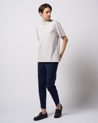 luxury cotton mock neck S/S