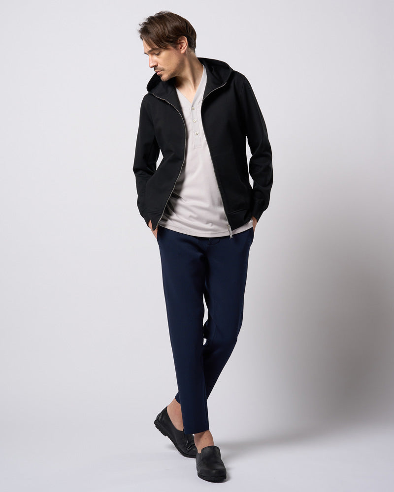 function knit easy slacks (jacquard check)