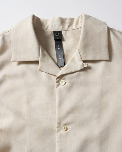 jacquard open collar shirt