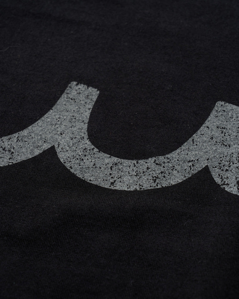 【muta × wjk】cut-off crew-neck L/S(printed)