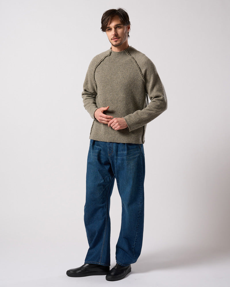 lomond×powder line high-neck knit