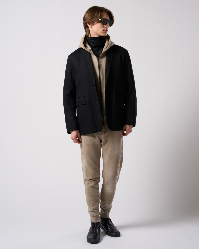 fade zip-up hoodie