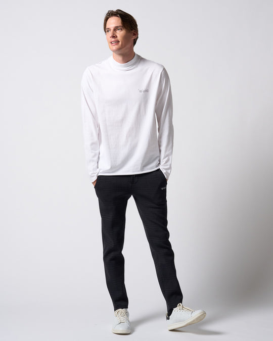 【muta × wjk】function knit easy slacks(jacquard check)