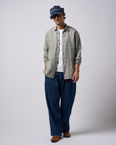 2-tuck wide trousers