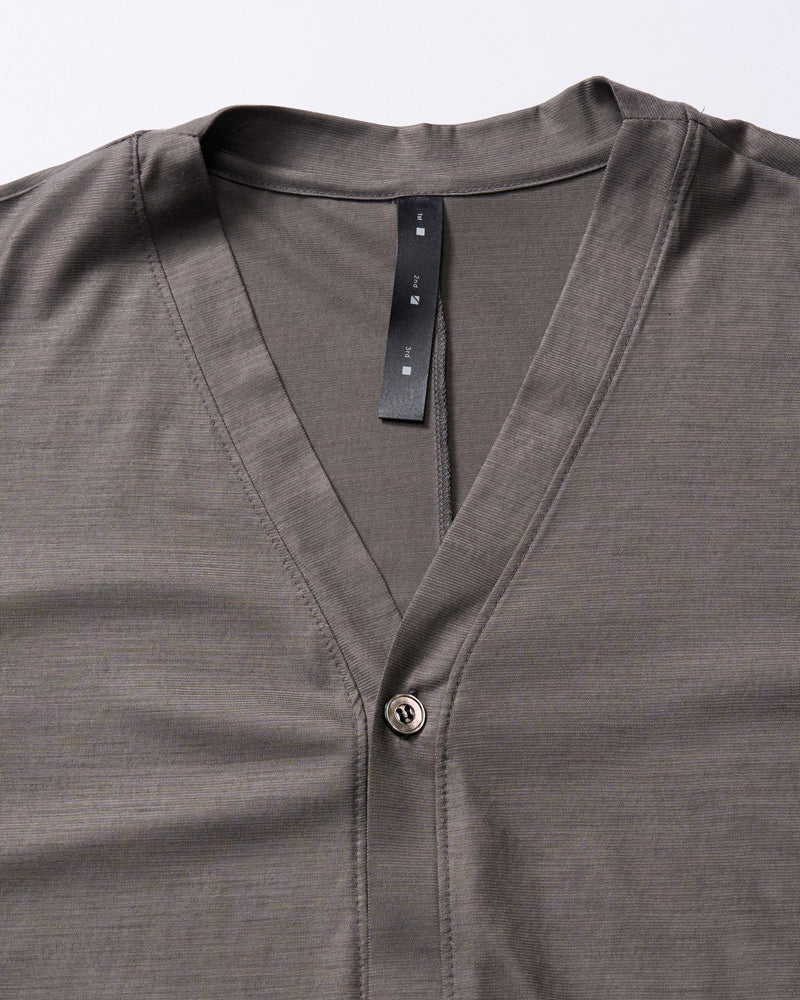 ex.comfy wool middle cardigan