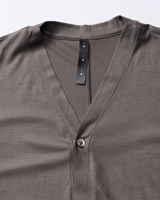 ex.comfy wool middle cardigan