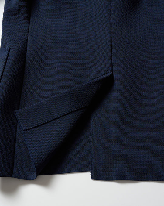 function knit jacket (jacquard check)