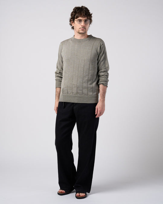 GIMA stripe knit pull-over