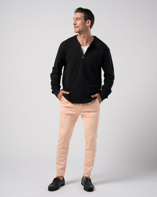 soft luxe urake half-zip sweatshirt