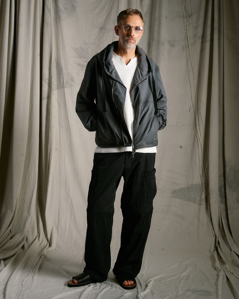 textured knit key-neck H/S