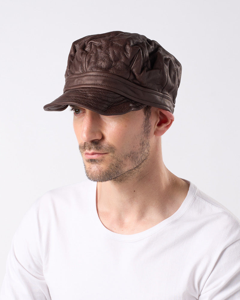 leather work cap