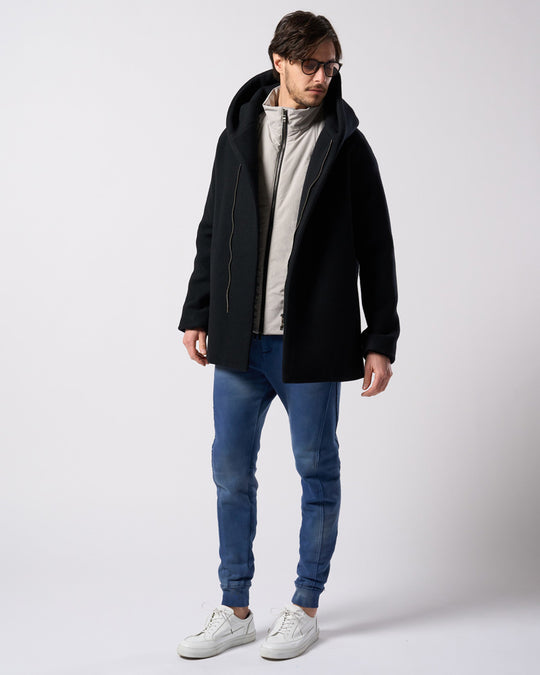 fade switching rib sweat pants