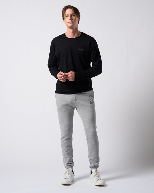 【muta × wjk】cut-off crew-neck L/S(printed)