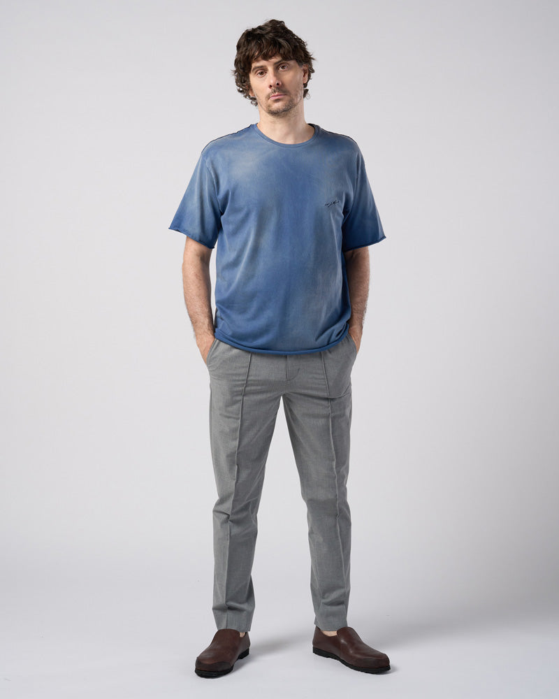 comfort pin-tuck slim slacks