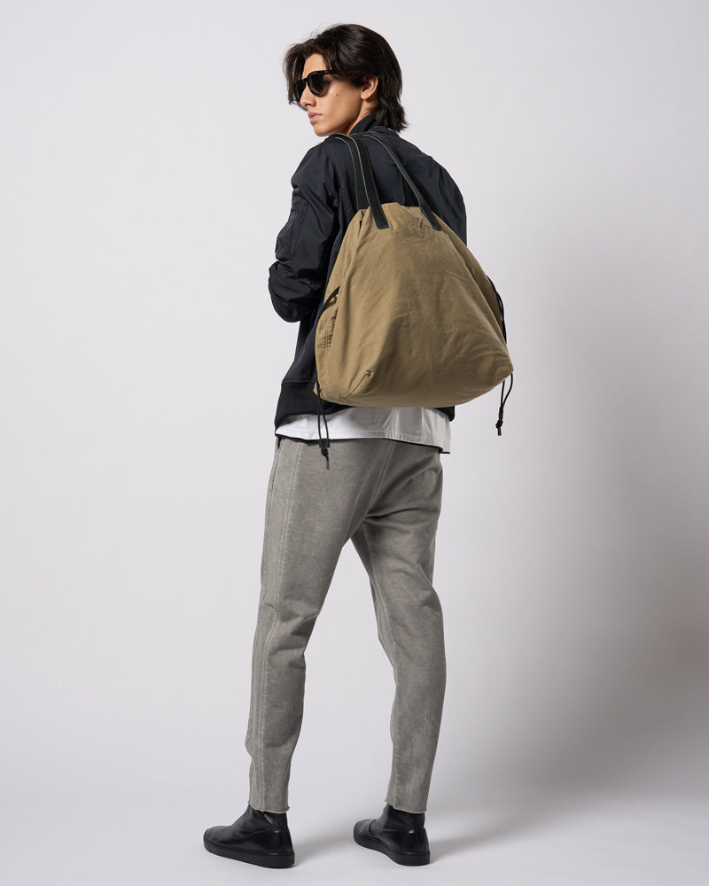 vintage drawstring tote bag