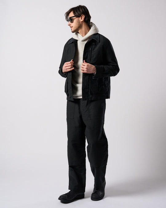 heavy moleskin short coverall jacket