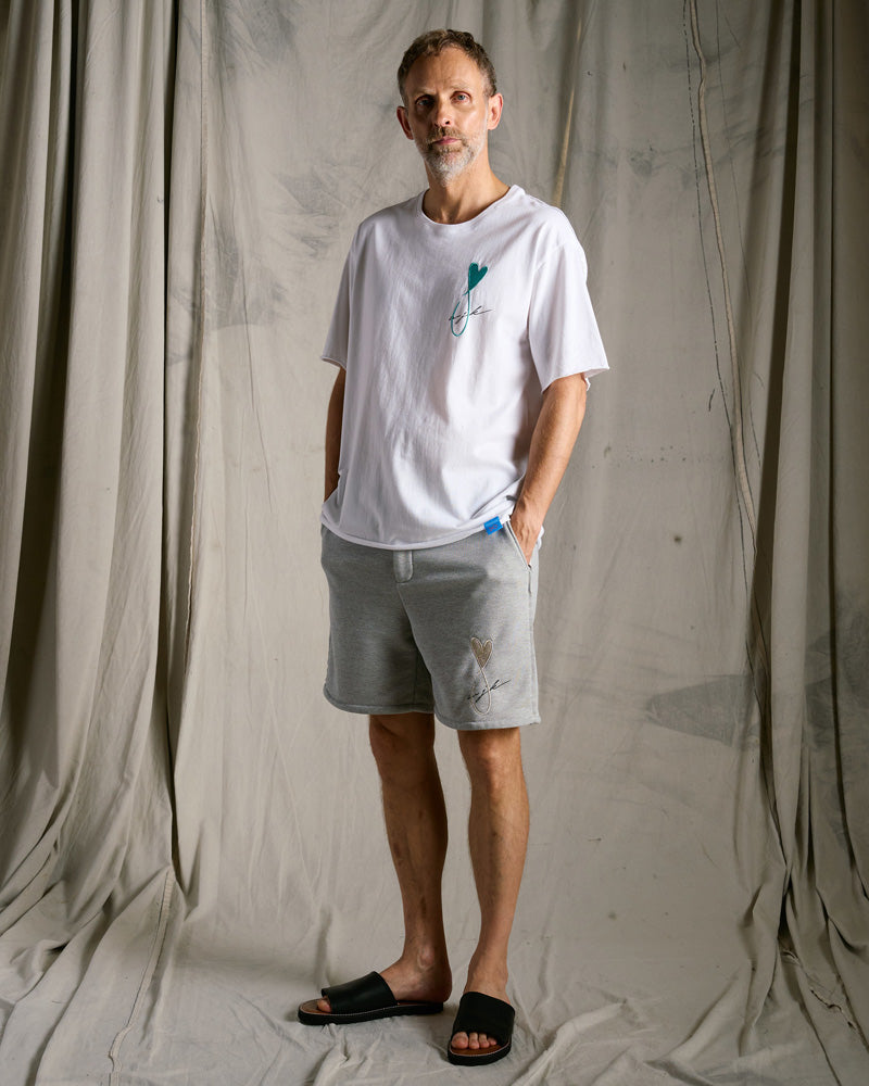 【Maison Honoré Paris × wjk】heart fish dry french terry shorts
