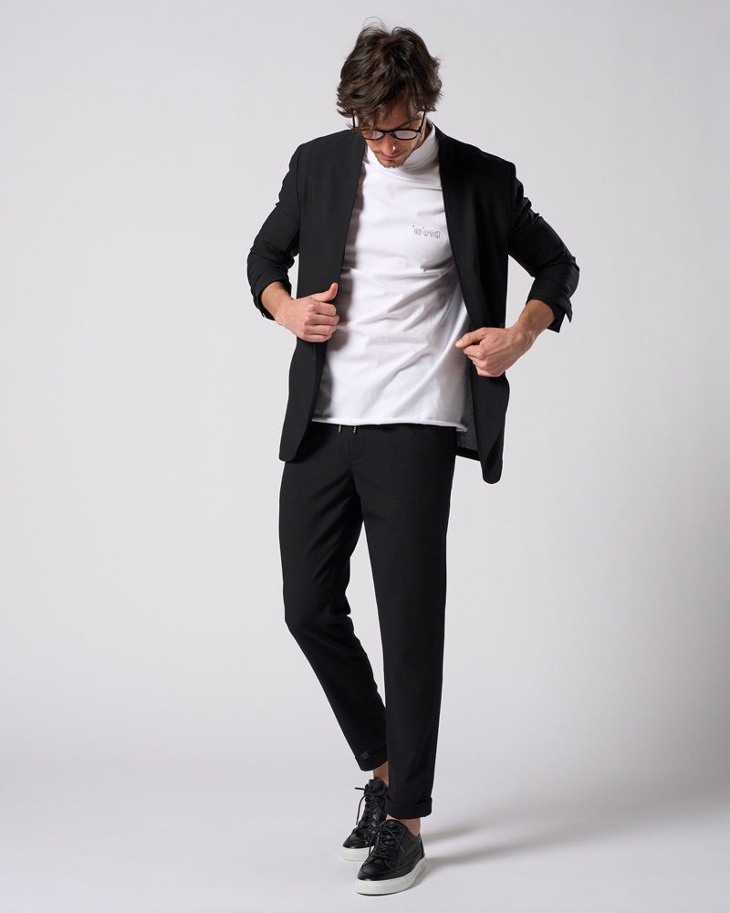 tuck slim slacks