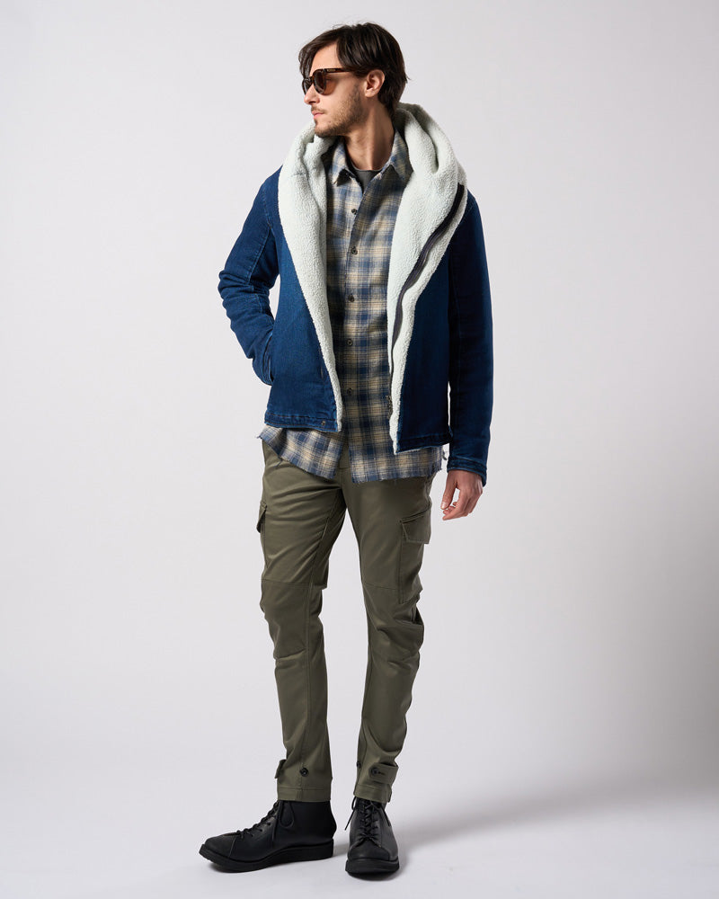 denim jersey hooded riders