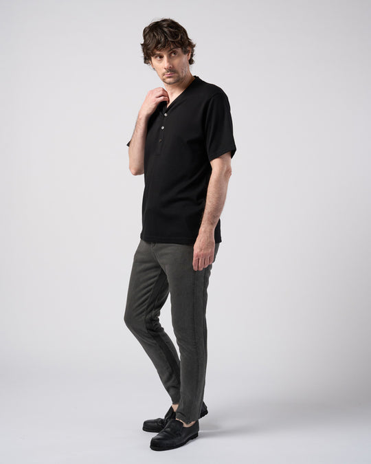 luxury cotton smart collar S/S
