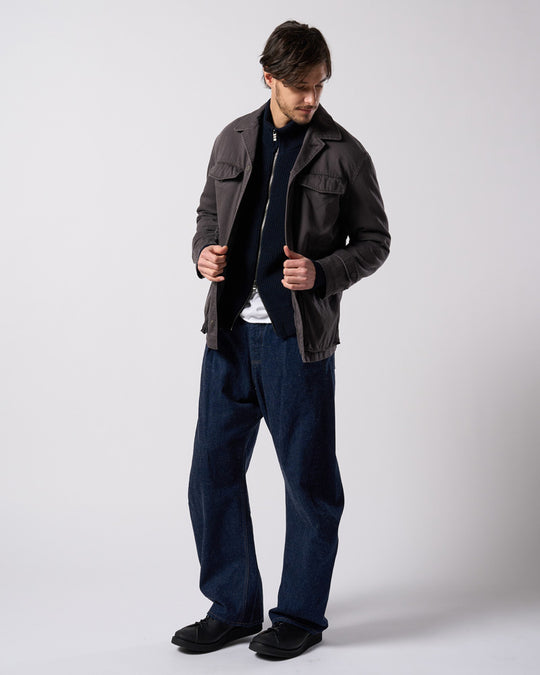 lomond×powder zip-up knit