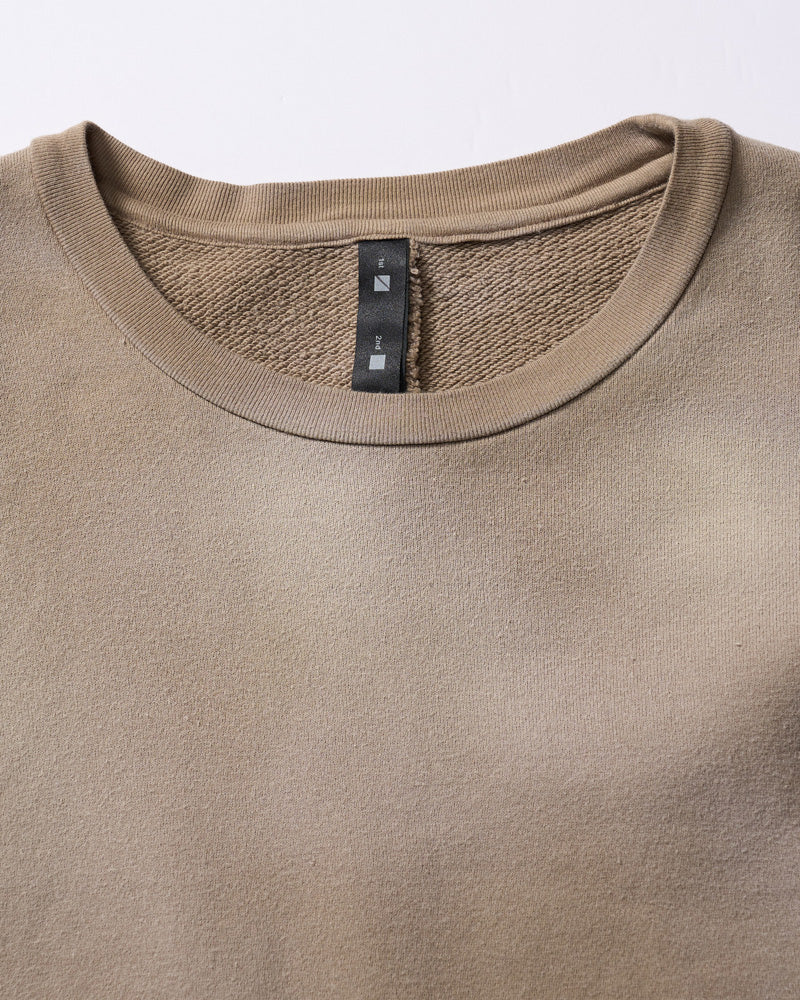 fade cut-off sweatshirt