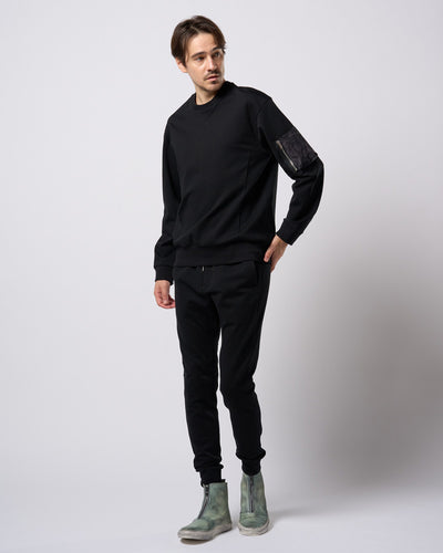 basic rib sweat pants