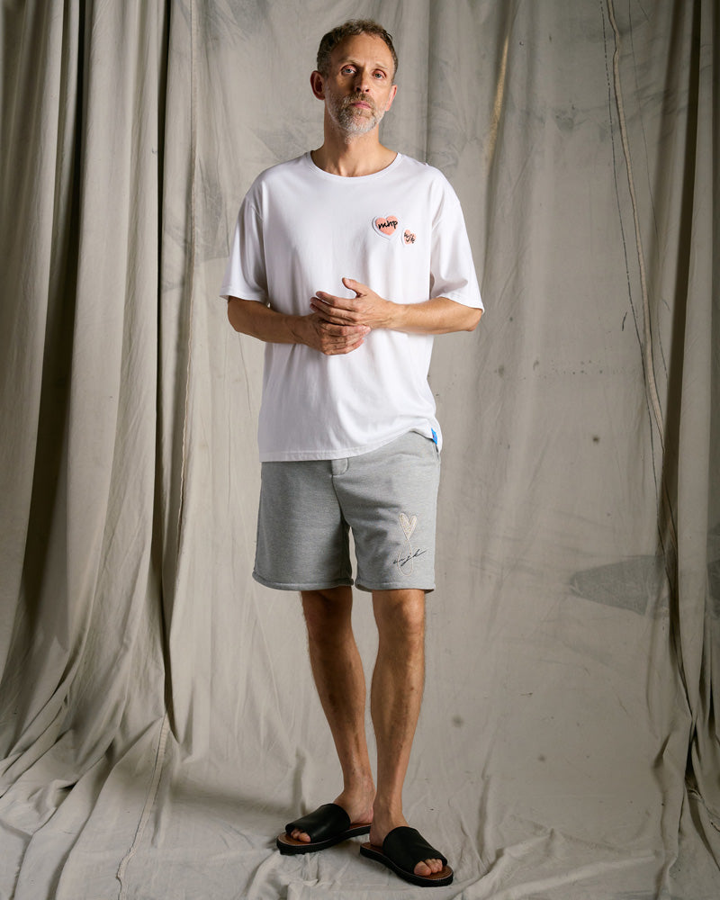 【Maison Honoré Paris × wjk】2-heart patch cool touch S/S