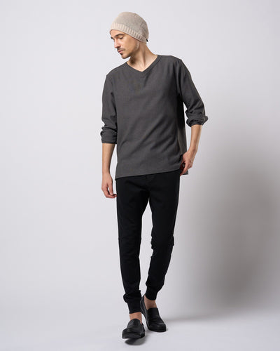 basic rib sweat pants