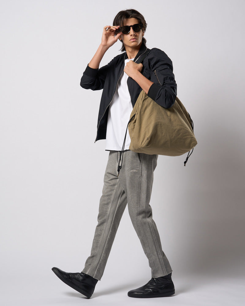 vintage drawstring tote bag