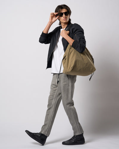 vintage drawstring tote bag
