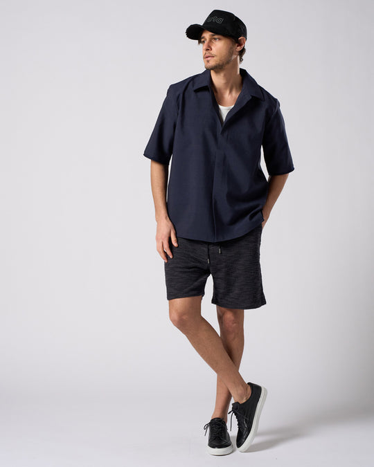 【muta × wjk】knit jacquard relax shorts