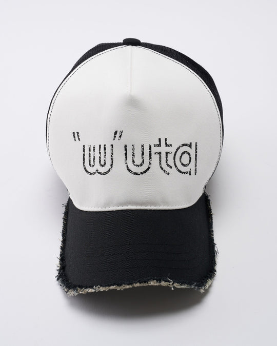 【muta × wjk】"w"uta cut-off mesh cap