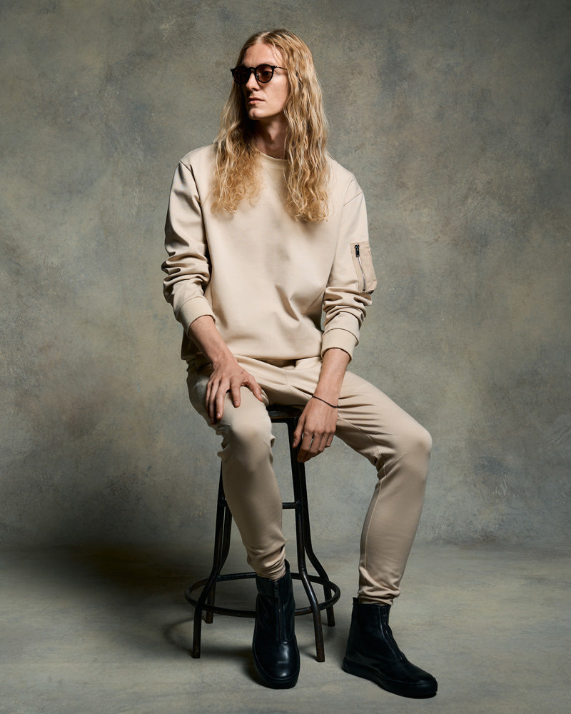 utility pocket sweatshirt