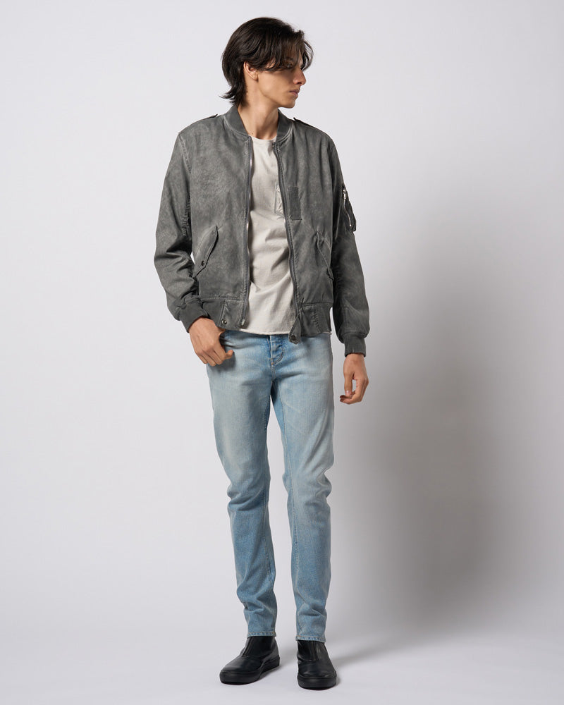 spray dye leather pocket-T